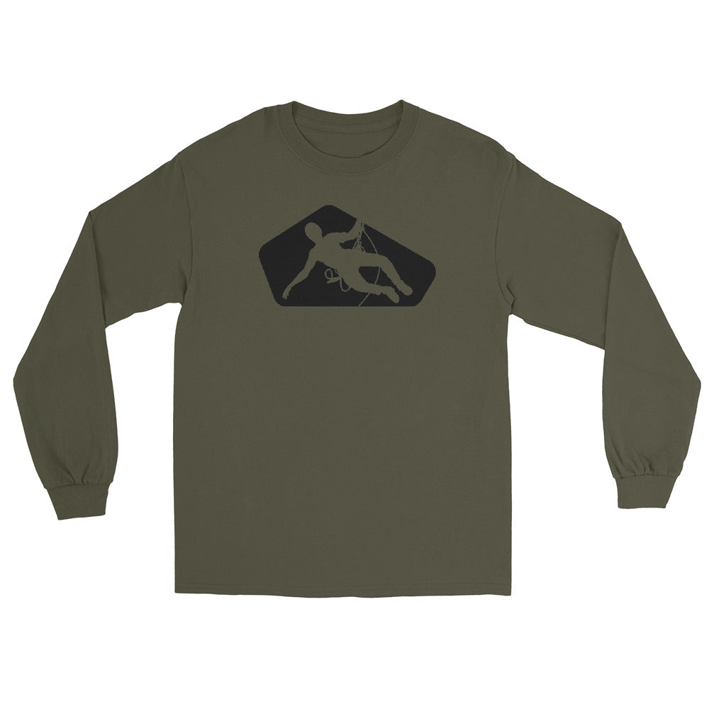 Traversing Climber Long Sleeve Black Logo